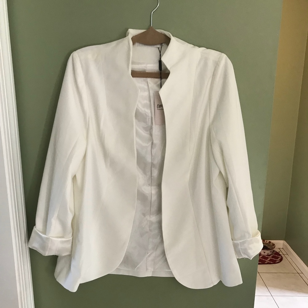 White blazer